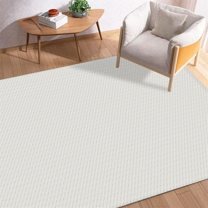Tapete para Sala e Quarto 250x140cm Antiderrapante Zig Zag Cru