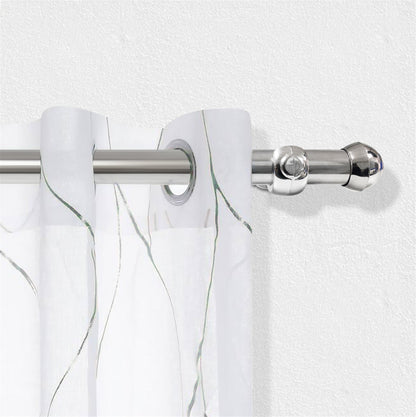 Varão de Cortina Simples 3,00m 28mm Simples 5 Cores