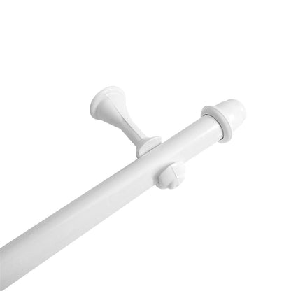 Varão de Cortina Alumínio 1,50m 19mm Simples 5 Cores