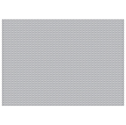 Tapete para Sala e Quarto 250x140cm Antiderrapante Zig Zag Cinza