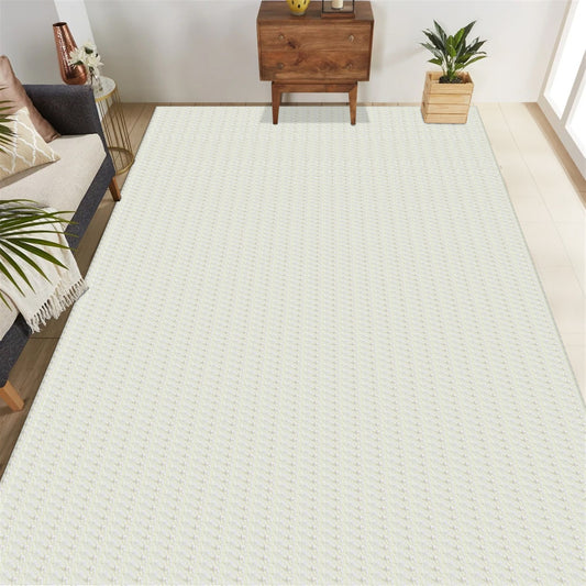 Tapete para Sala e Quarto 300x140cm Antiderrapante Zig Zag Cru