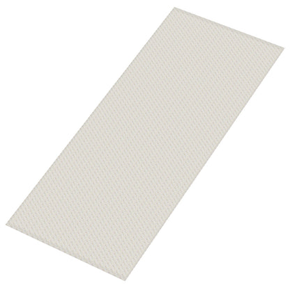 Passadeira Antiderrapante 300x65cm Beira de Cama Zig Zag Cru