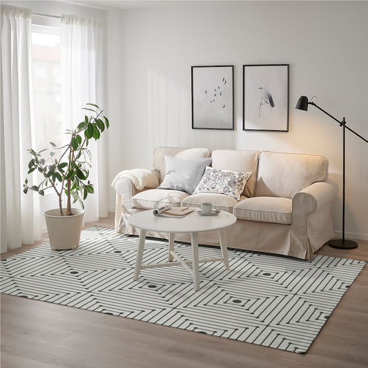 Tapete para Sala e Quarto 200x150cm Antiderrapante Domus