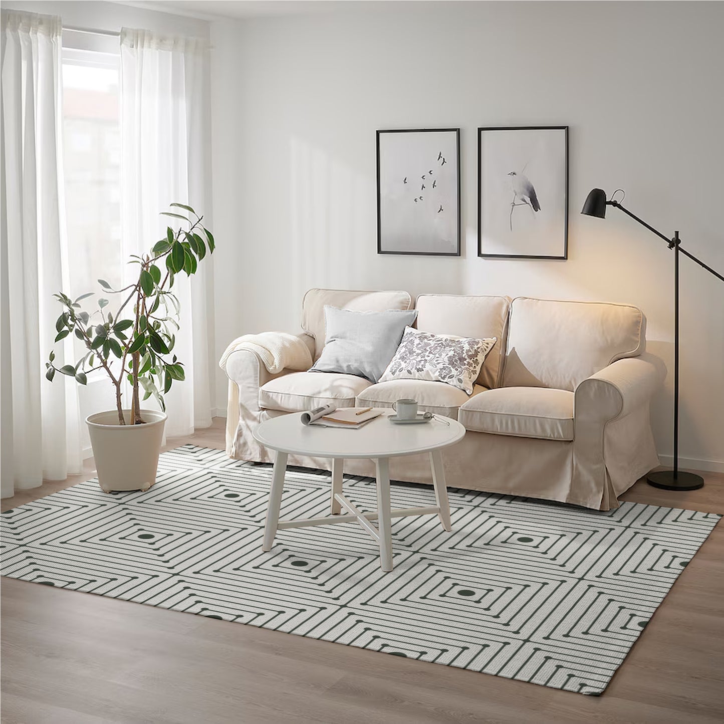 Tapete para Sala e Quarto 300x150cm Antiderrapante Domus