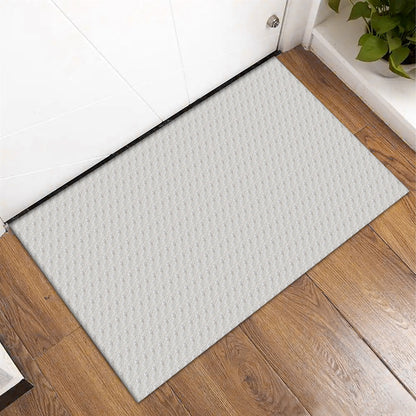 Capacho de Porta Antiderrapante 65x45cm Zig Zag Cru Entrada de Casa