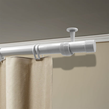 Varão de Cortina Alumínio Teto 2,40m 28mm 4 Cores