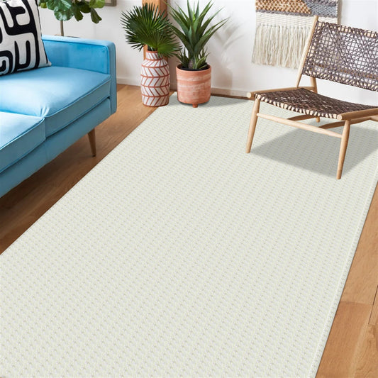 Tapete para Sala e Quarto 250x140cm Antiderrapante Zig Zag Cru