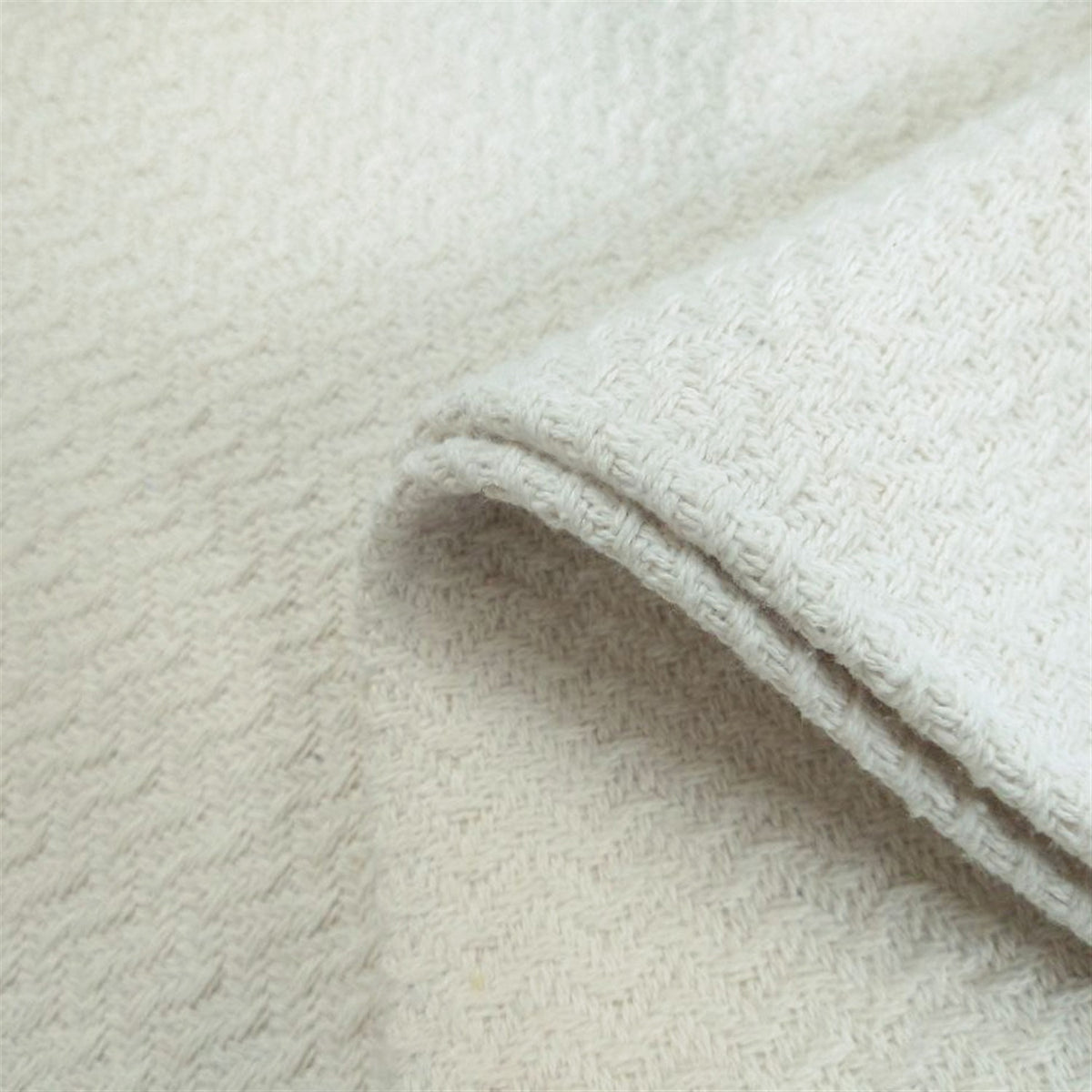 Tapete Passadeira Beira Cama 2,50m x 0,65m Zig Zag - Cru