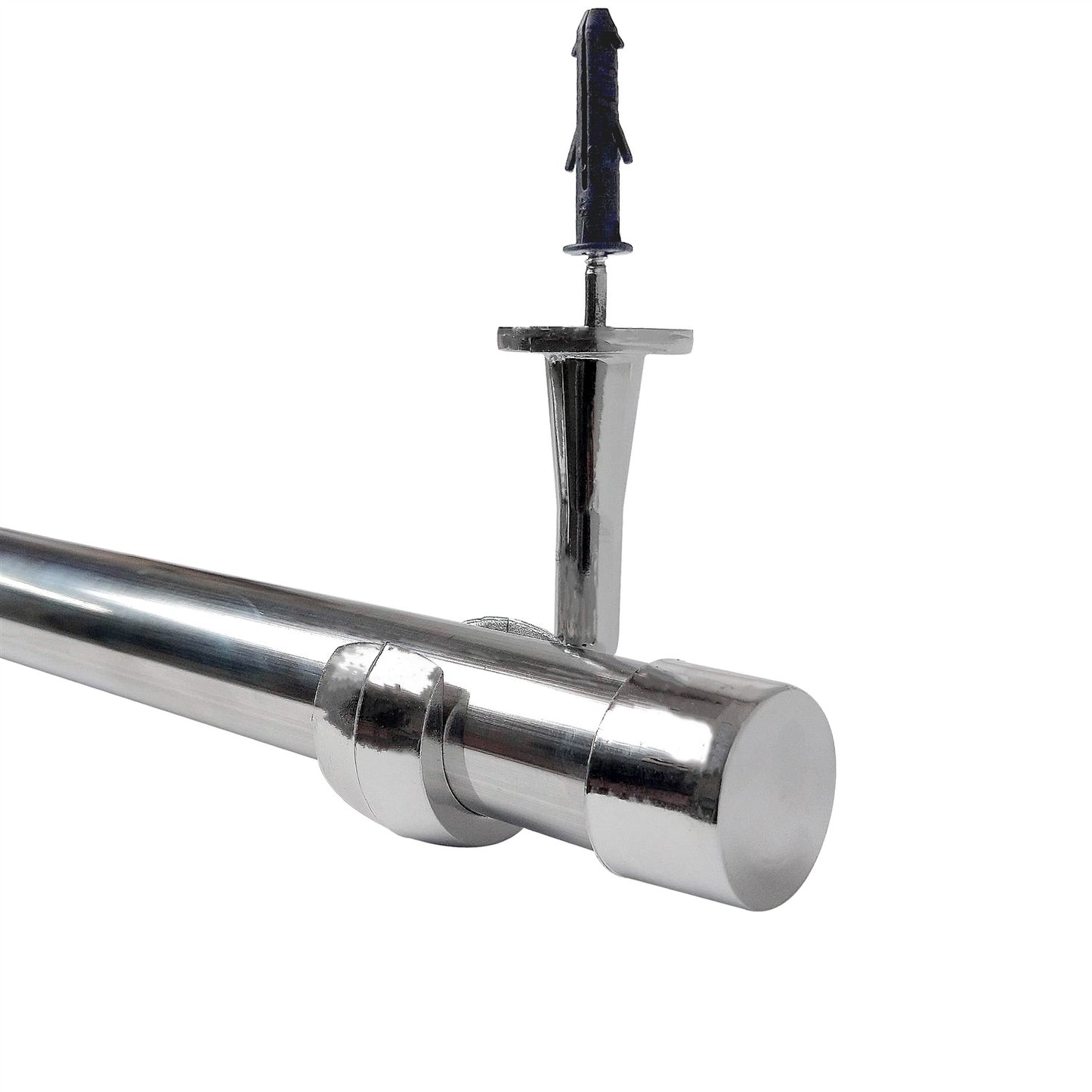 Varão de Cortina Alumínio Teto 2,00m 28mm 4 Cores