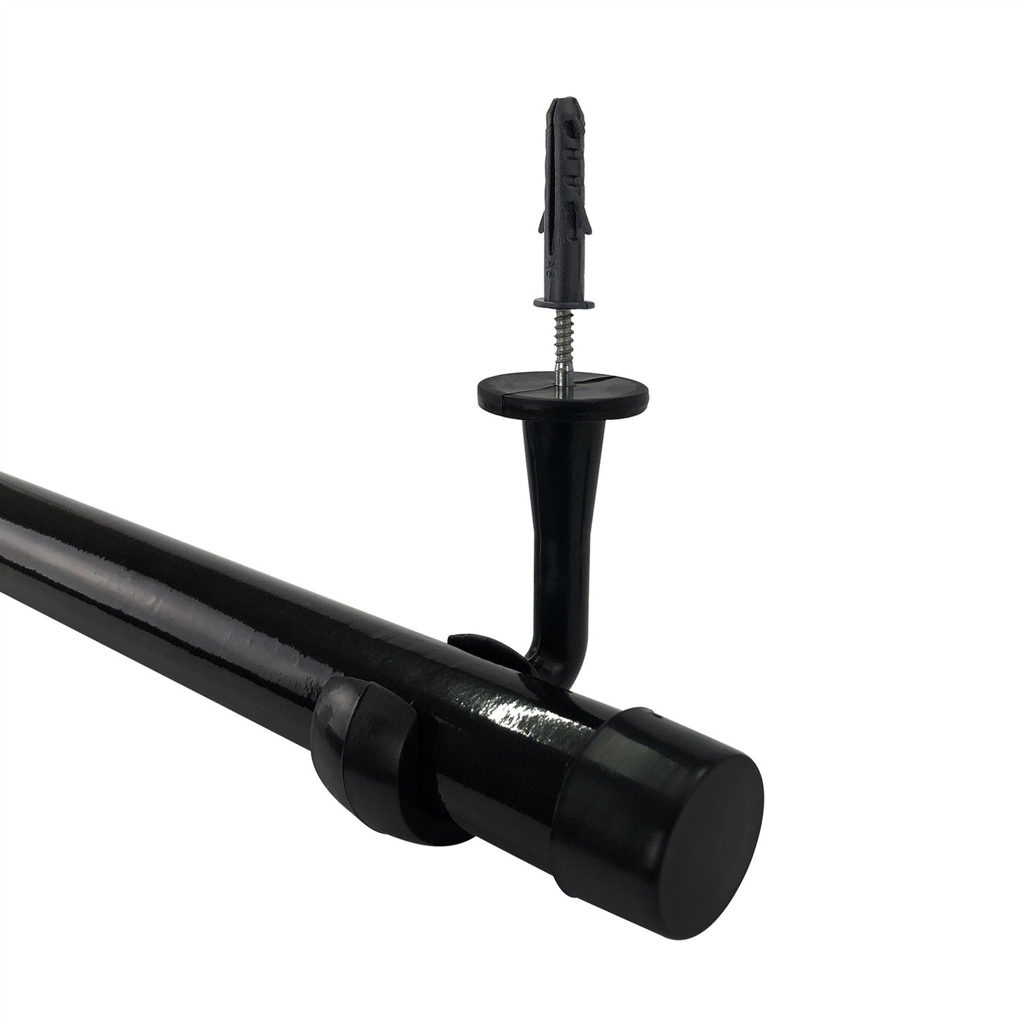 Varão de Cortina Alumínio Teto 2,40m 28mm 4 Cores