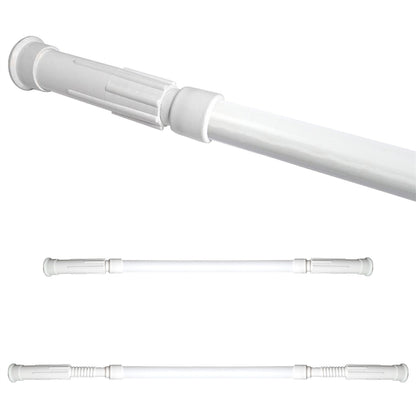Varão de Cortina Extensível 45cm à 150cm Branco