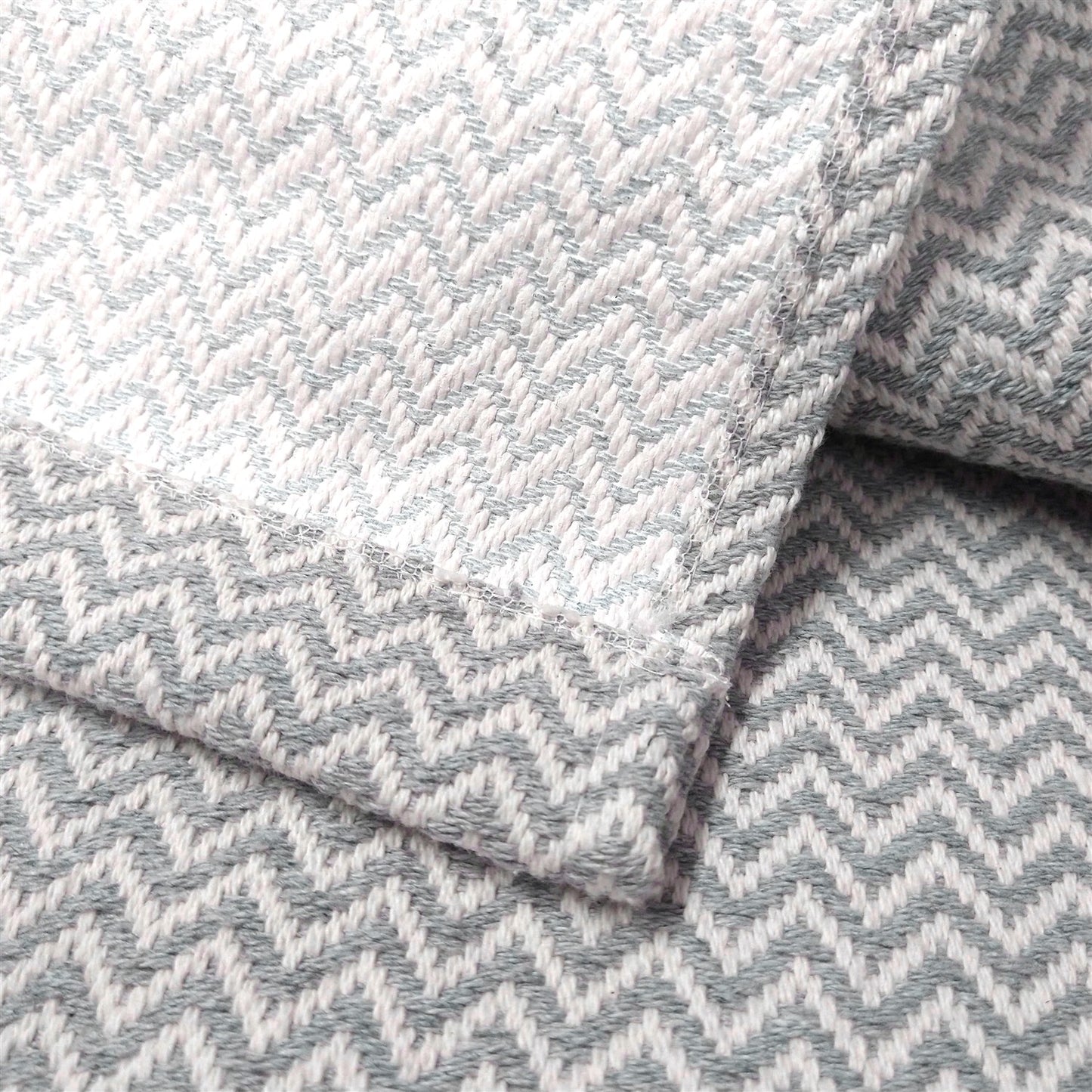 Tapete para Sala e Quarto 200x140cm Antiderrapante Zig Zag Cinza