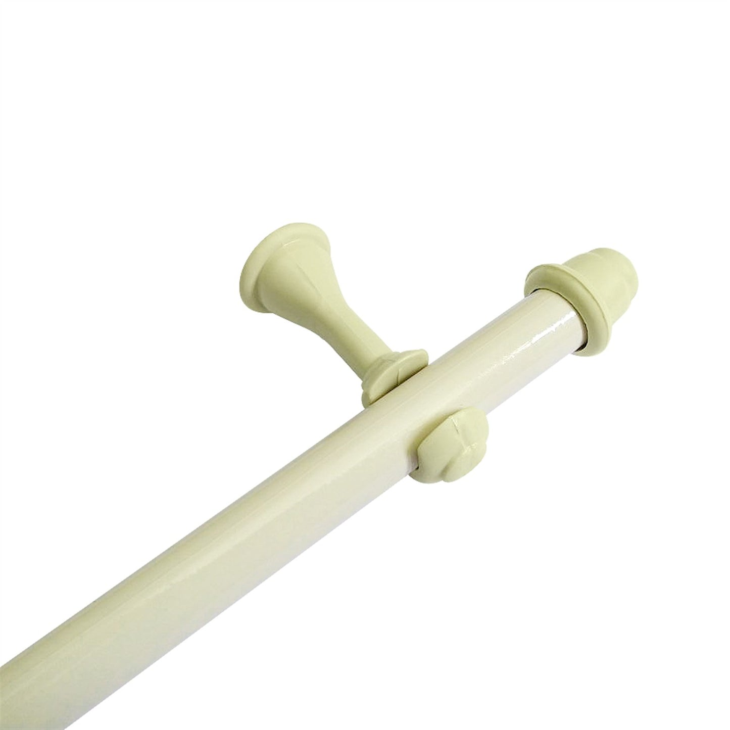 Varão de Cortina Alumínio 1,50m 19mm Simples 5 Cores