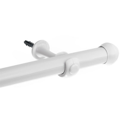 Varão de Cortina Alumínio 2,50m 28mm Simples 5 Cores