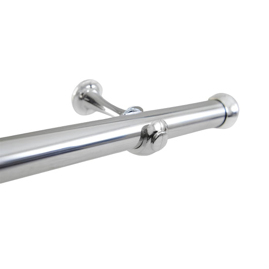 Varão de Cortina Simples 2,50m 28mm Simples 5 Cores