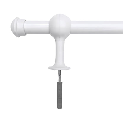 Varão de Cortina Alumínio 3,00m 19mm Simples 5 Cores