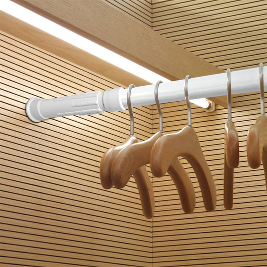 Varão de Cortina Extensível 45cm à 150cm Branco